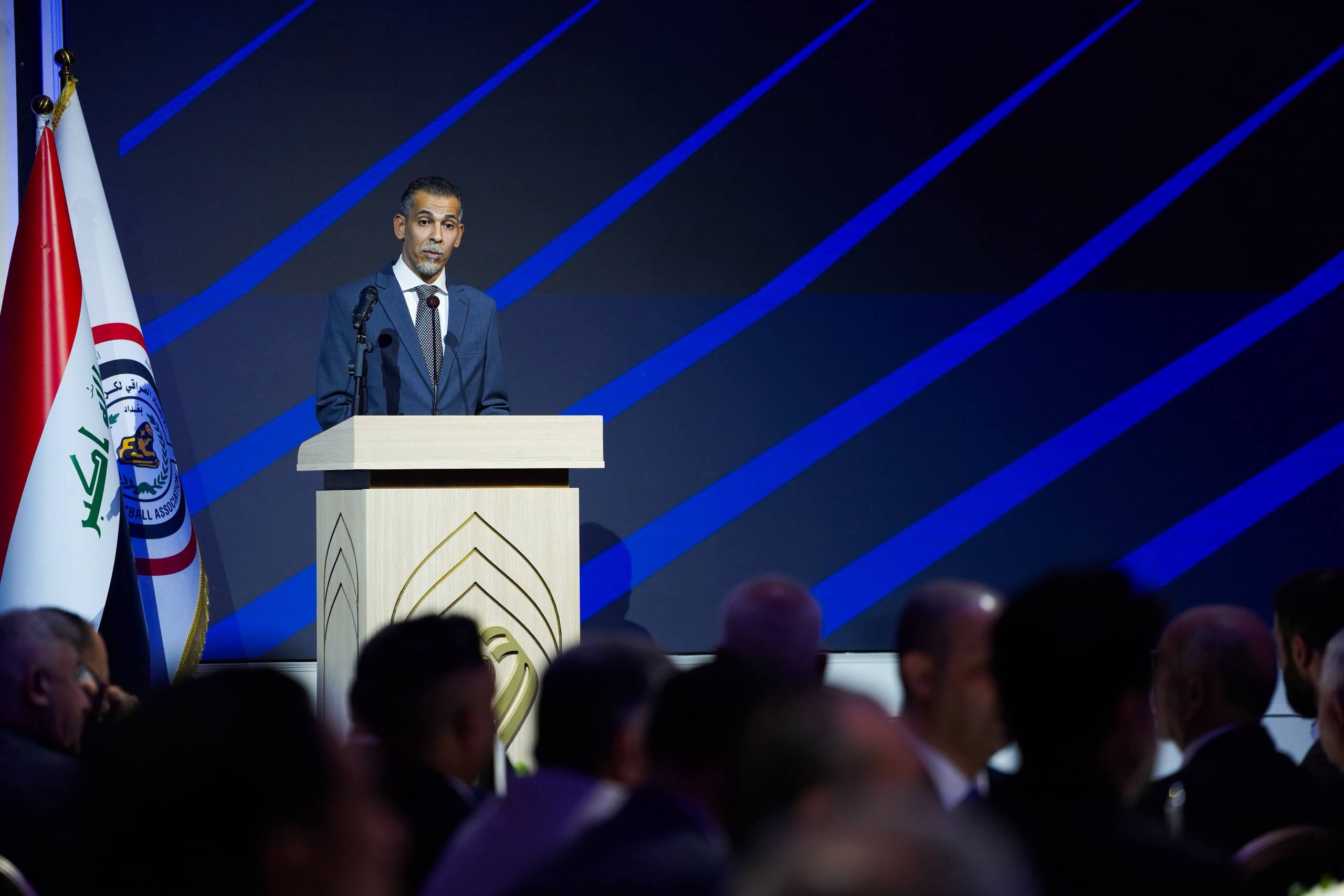 جانب مصور من الحفل الرسمي لتدشين دوري نجوم العراق للموسم 2026 - 2027